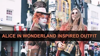 Alice in Wonderland Inspired Outfit - OOTD | Mad Hatter's Tea Party in London Camden Town 2017