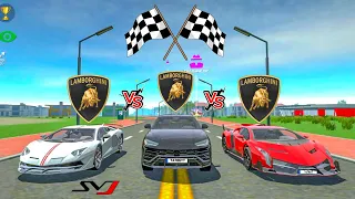Car Simulator 2 | Lambo VS Lambo VS Lambo | Aventador SVJ VS Urus VS Veneno | Race & Top Speed