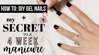 Gel Manicure at Home on Natural Nails | SECRET to long lasting polish