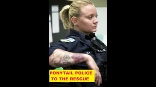 Ponytail Police Saved By Men - If He Wanted Her Gun He Could Have Taken It - Do You Feel Safe?