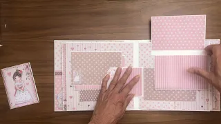 Stamperia Little Girl Mini Album Walk Through Mini Album Tutorial