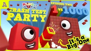 OMG a BIG One! Numberblocks One Thousand Vs 1! YES 1,000's turn!