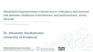 Metabolite fingerprinting in blood serum indicates a link between childhood maltreatment and PTSD