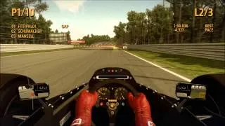 F1 2013 Classic Mode : Lotus 98T Gameplay