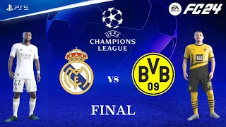 FC 24 | Real Madrid vs Borussia Dortmund | UEFA Champions League | Final - Full Match | PS5™ [4K60]