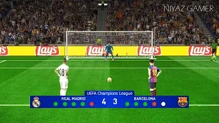 REAL MADRID vs FC BARCELONA | Final UEFA Champions League - UCL | Penalty Shootout | PES 2019