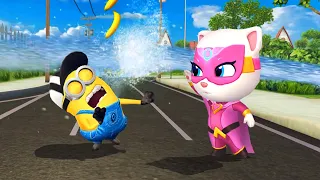 КТО КРУЧЕ? МИНЬОН - MINION из Гадкий Я ИЛИ ГЕРОЙ КОШКА АНДЖЕЛА - TALKING ANGELA HERO? #429