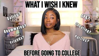 WHAT I WISH I KNEW BEFORE GOING TO COLLEGE | COLLEGE FRESHMEN ADVICE/TIPS