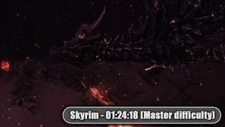 Skyrim: Single-segment speedrun (Master difficulty) 1:24:18