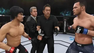 Bruce Lee vs. Colby Covington (EA Sports UFC 3) - CPU vs. CPU - Crazy UFC 👊🤪