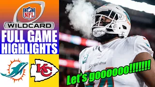 Miami Dolphins vs Kansas City Chiefs AFC Super Wild Card Weekend [FULL GAME] | NFL Highlights 2023