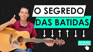 O segredo das BATIDAS - APRENDA E MELHORE AS BATIDAS NO VIOLÃO - Aula de violão para iniciantes.