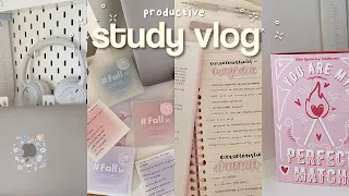 productive study vlog 📓 study(ing), productive days as a high school student