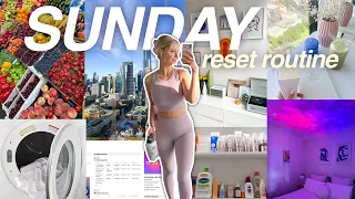 my ULTIMATE sunday reset routine! 🫧✨🧼  | cleaning, organising, groceries, planning, etc! (vlog)