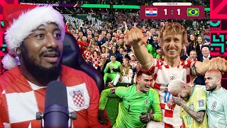 THIS CAN'T BE REAL! Croatia vs Brazil 1-1 (4-2 PENS) Reaction | Quarter-finals 2022 FIFA WORLD CUP