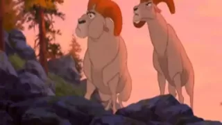 No, you shut up! (Funny scene from Brother Bear)