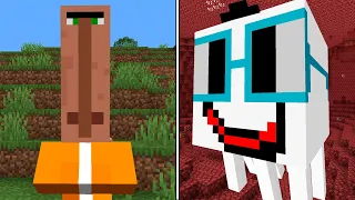 Criei o Minecraft modo Tente Não Rir...