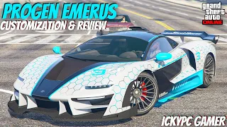 GTA Online : Progen Emerus Customization & Review (McLaren Senna)