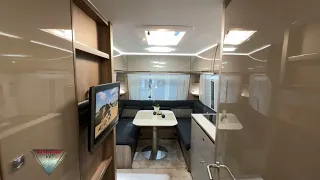 2023 Fendt Tendenza 550 SG Wohnwagen Interior and Exterior Caravan Salon 2022 Dusseldorf