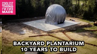 Unbelievable: Man spends life savings on mesmerizing backyard planetarium - COOLEST THING EVER MADE