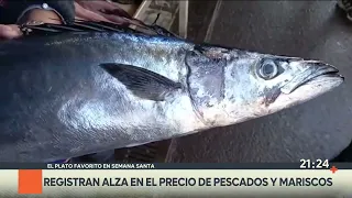 Sube el precio de pescados y mariscos a días de Semana Santa