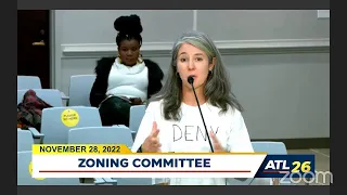 #Atlanta City Council #Zoning Committee Meeting: November 28, 2022 #atlpol