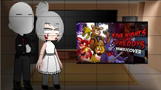 ●-La familia de Granny reaccionan a Five Nights At Freddy's song-(Gacha club)-Eren Gacha-●