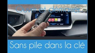 Comment démarrer sa Peugeot sans pile dans la clé (208, 508, 2008, 3008, 5008 et autre)