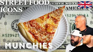 The Iconic $1 Pizza Slice of NYC | Street Food Icons REACTION!! | OFFICE BLOKES REACT!!