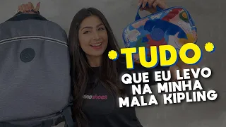 O QUE CABE NA MALA DE VIAJEM KIPLING? 🧳❤