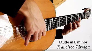 Francisco Tárrega - Etude in E minor - Classical Guitar