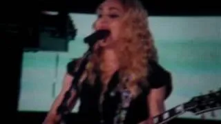 Madonna LIVE LA (part 1) Dodgers Sticky & Sweet Tour  Borderline "Very Close"