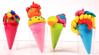 Play Doh Ice Cream Surprise Eggs | Fun Learning for Kids, Toddlers | Hooplakidz How To