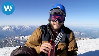 Besteigung des Mont Blanc, dem höchsten Berg der Alpen