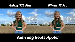 Samsung Galaxy S21 Plus VS iPhone 12 Pro CAMERA COMPARISON | Samsung Beats Apple!