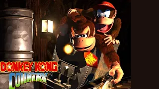 Minecart is on the loose - donkey kong country