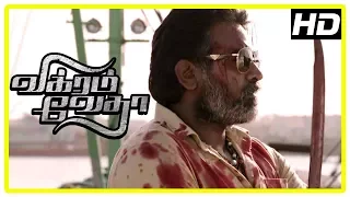 Vikram Vedha Movie Scenes | Vijay Sethupathi reveals truth about Prem | Madhavan