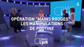 Opération "mains rouges": les manipulations de Poutine #cdanslair 22.05.2024