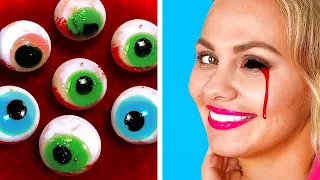 FUNNY HALLOWEEN TRICKS AND TREATS! || Special Spooky Hacks by 123 Go! Gold