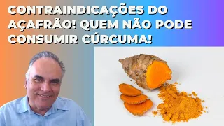 Contraindicações do açafrão! Quem não pode consumir a cúrcuma! | Dr. Marco Menelau