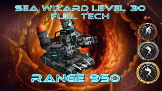 War Commander Sea Wizard Level 30 Full Tech.