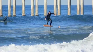 Surfing HB Pier | March 4th | 2018 (RAW)