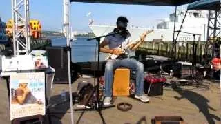 Juzzie Smith Australian Busker 9of12 at Halifax Buskers Festival 2012