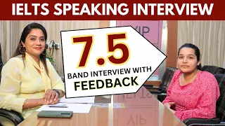 Band 7.5 - IELTS Speaking Interview with Feedback 2023 | Sapna Dhamija