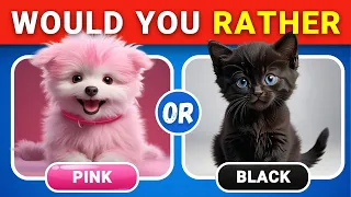 Would You Rather...? |  Pink or Black Edition! 💗🖤 Quiz Main