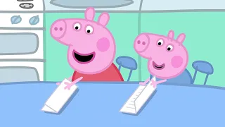 Peppa Pig Learns How To Make Paper Planes!