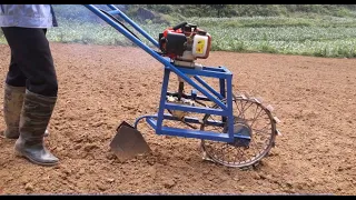 make a simple plow machine at home