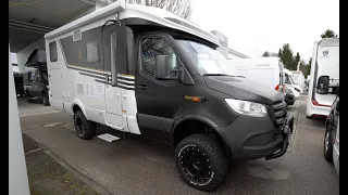 World premiere: Hymer RVs MLT 580 4x4 Crossover 2021 Delta 4x4 Offroad Mercedes Sprinter 2021