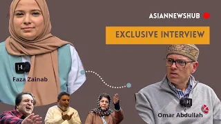 Exclusive interview of Omar Abdullah with ANH's Faza Zainab