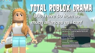 TOTAL ROBLOX DRAMA BUT I HAVE TO FORM AS MUCH ALLIANCES AS A CAN !! 🫶🏻 || ​⁠